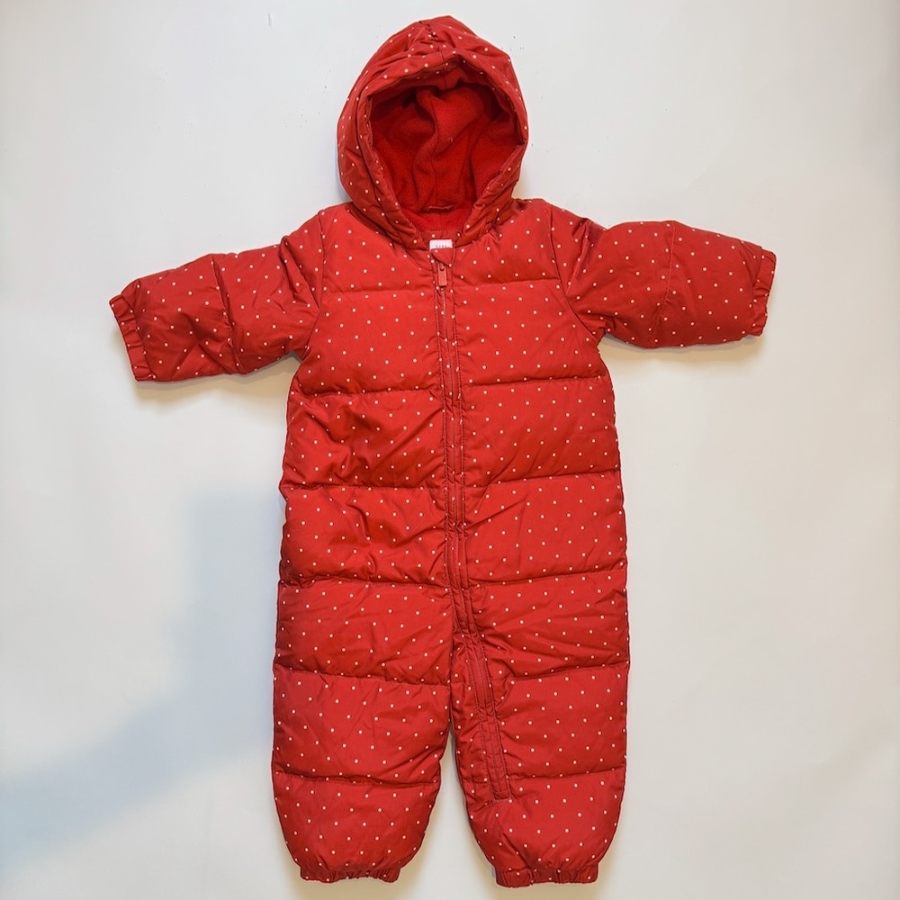 Baby GAP Puffer Down Snowsuit Bunting